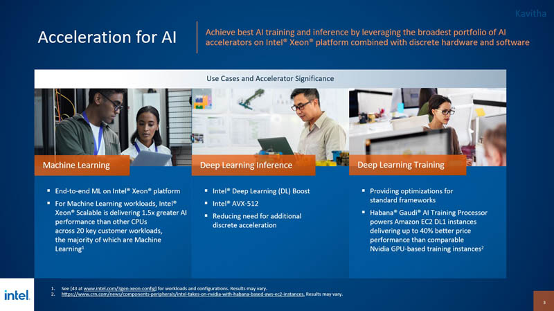 Intel Chalk Talk Acceleration 2022 AI 2