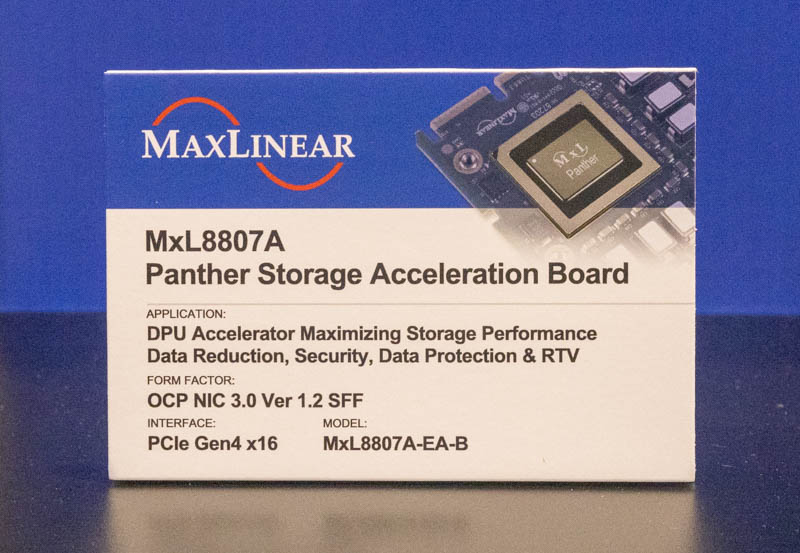 Maxlinear Panther MxL8807A At FMS 2022 Placard