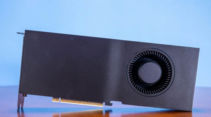 NVIDIA RTX A4500 20GB GPU Review PNY NVIDIA RTX A4500 Overview Front