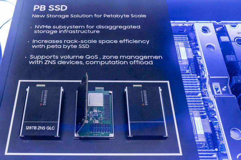 Samsung 128TB PB SSD At FMS 2022 Zoom Out 2
