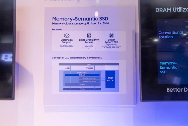 Samsung Memory Semantic SSD FMS 2022 Placard 1