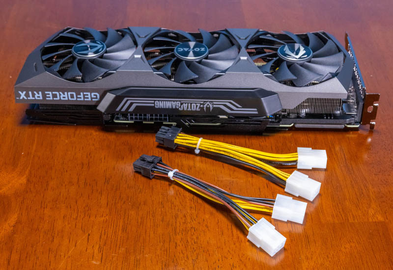 Zotac NVIDIA GeForce RTX 3090 Trinity OC 24GB Power Cables