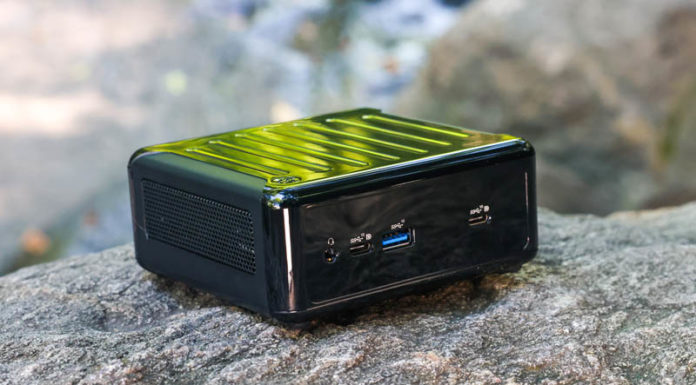 ASRock 4×4 BOX-5800U Review A Tiny AMD Ryzen 7 5800U Mini PC ASRock Industrial 4x4 Box 5000 AMD Ryzen 7 5800U Front Angle 3