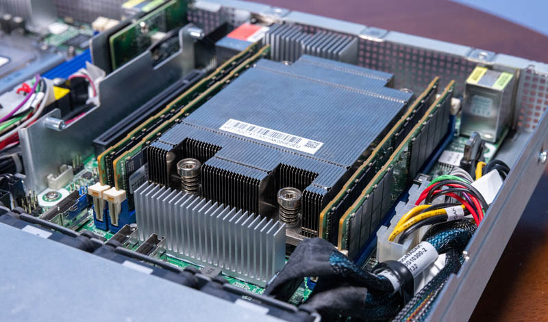 ASRock Rack 1U2N2G ROME 2T CPU Heatsink With Memory