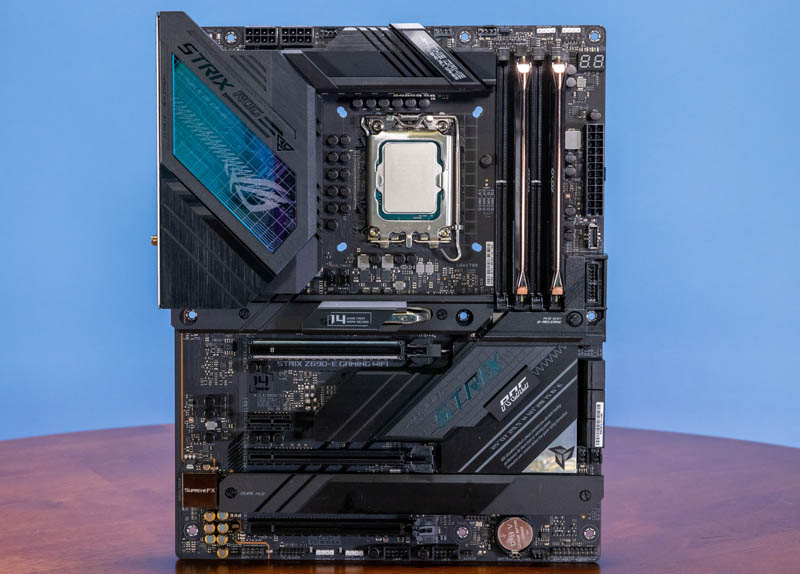 ASUS STRIX Z690 E Gaminig WiFi With Intel Core I9 12900K And OLOY DDR5 1