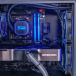 Falcon Northwest Talon AMD Ryzen 7950X Internal Powered CPU And DDR5 Area