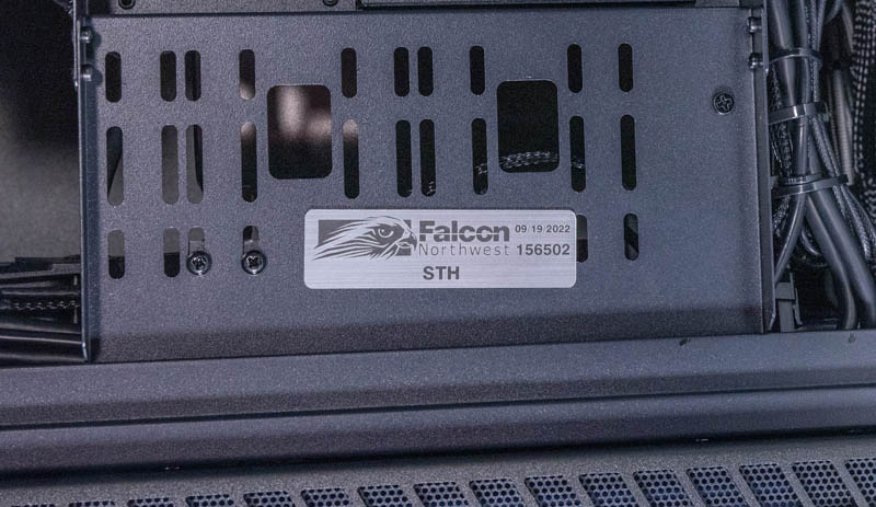 Falcon Northwest Talon AMD Ryzen 7950X Internal STH Placard