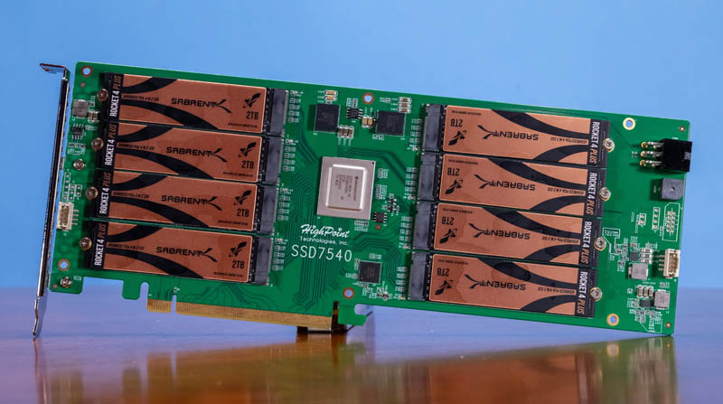 Begge Engager Soveværelse HighPoint SSD7540 8x M.2 NVMe SSD Card Review