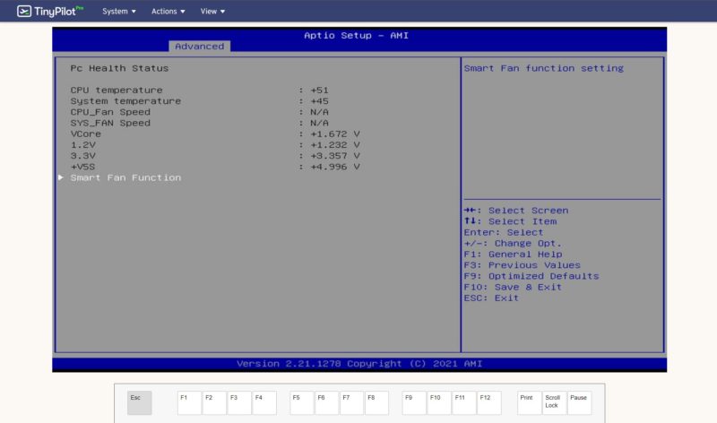 Intel Core I7 1165G7 6x I225 BIOS Health Status