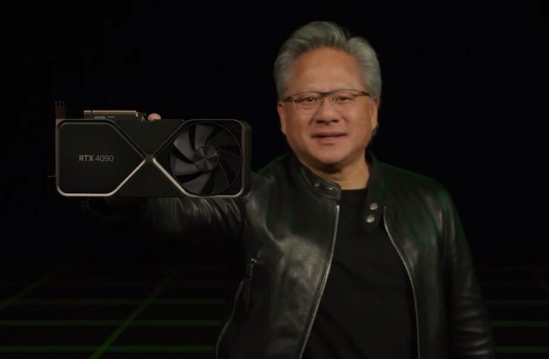 NVIDIA GeForce RTX 4090 With Jensen