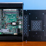 Topton 6x 2.5GbE I225 Intel Core I7 1165G7 Good Internal Overview With Lid Mesh Side