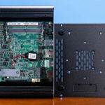 Topton 6x 2.5GbE I225 Intel Core I7 1165G7 Good Internal Overview With Lid Rubber Feet Side