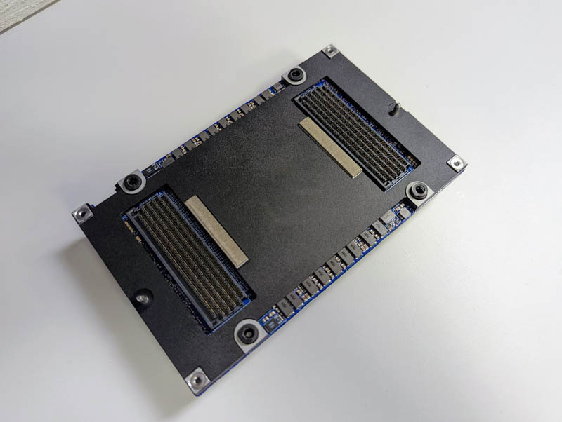 Intel Ponte Vecchio Liquid Cooled OAM Package Bottom Innovation 2022