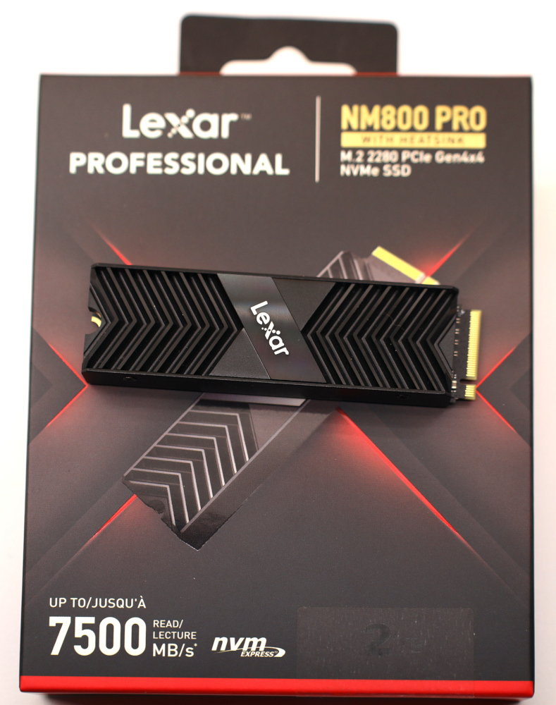 Lexar NM800 Pro 1TB Box