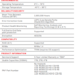PNY CS3140 1TB Specs
