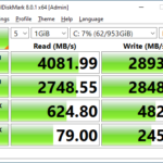 Solidigm P41 Plus 1TB CrystalDiskMark 1GB Low
