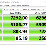 WD Black SN850X 1TB CrystalDiskMark 8GB