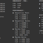 WD Black SN850X 1TB Specs