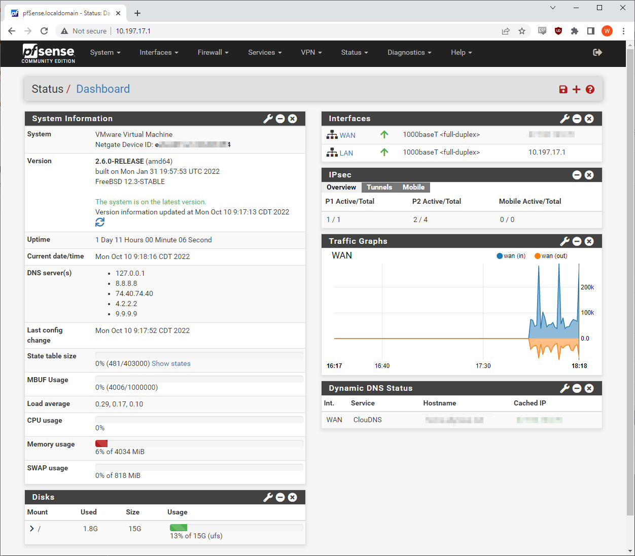 PfSense On New Host