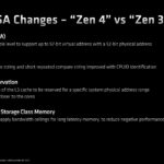 AMD EPYC 9004 Genoa Zen 4 ISA Changes