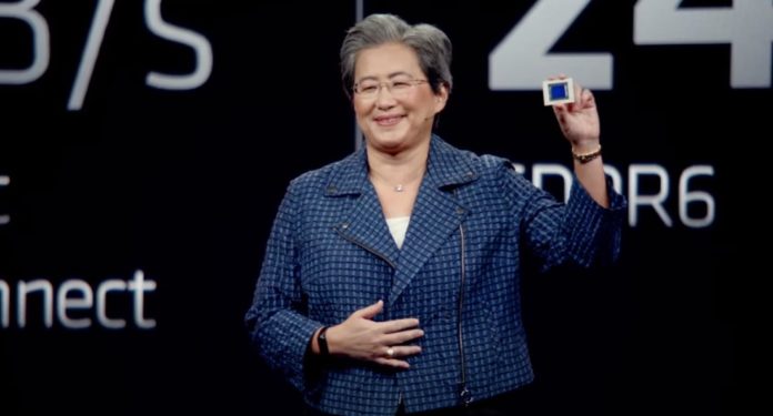 Dr Lisa Su With AMD RDNA 3 GPU