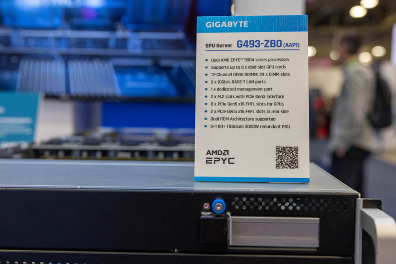 Gigabyte G493 ZB0 AMD EPYC Genoa GPU Server At SC22 1