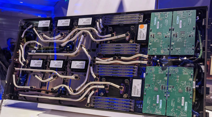 Intel Xeon Sapphire Rapids Platforms Shown Before SC22 HPE Intel Aurora Exascale Compute Board