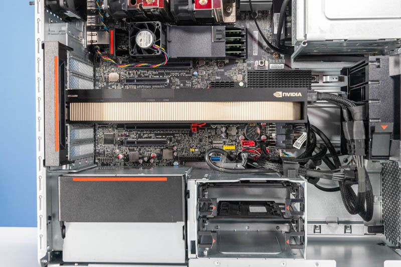 Lenovo ThinkStation P620 TR Pro 5000 Edition SATA Onboard And PCIe Slots