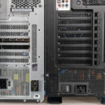 Lenovo ThinkStation P620 And Supermicro AS 5014A TT Side By Side Rear Expansion And PSU