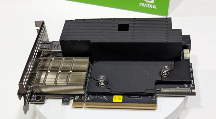 NVIDIA BlueField-3 DPU Breaks Cover at SC22 NVIDIA BlueField 3 DPU At SC22 Bottom