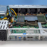 Supermicro ARS 210ME FNR Ampere Altra Max Arm Server Overview Risers Out