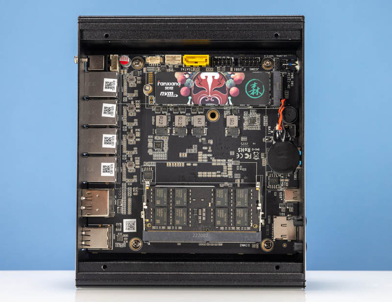 Topton Intel N5105 4x 2.5GbE I226 Internal Overview Configured