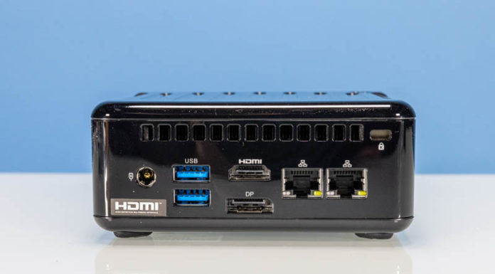 ASRock NUC BOX-1260P An Intel Core i7 NUC Alternative ASRock Industrial NUC BOX 1260P Rear Ports