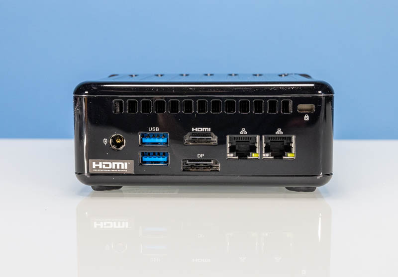 ASRock Industrial NUC BOX 1260P Rear Ports