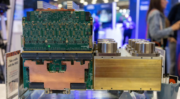 A Cerebras CS-2 Engine Block Bare on the SC22 Show Floor Cerebras CS 2 WSE 2 Heart At SC22 4