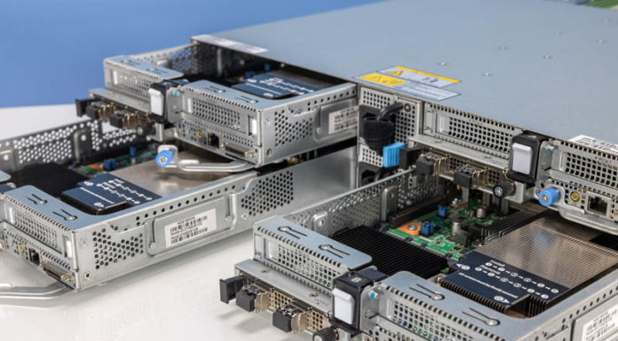 Inspur i24M6 2U4N Intel Xeon Server Review Inspur I24M6 Rear Nodes Out 4