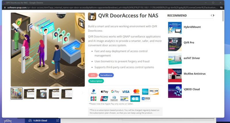 QNAP QuTS Hero QVR DoorAccess For NAS