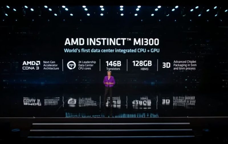 AMD CES 2023 AMD Instinct MI300