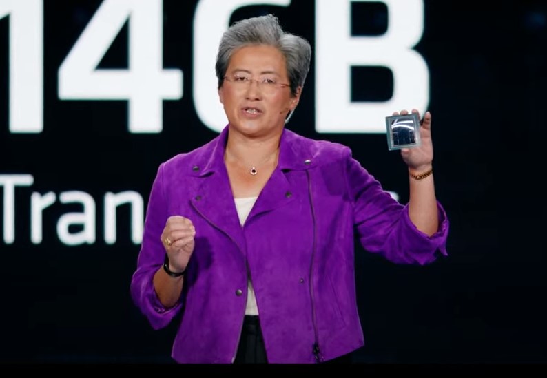 AMD CES 2023 AMD Instinct MI300 Shot