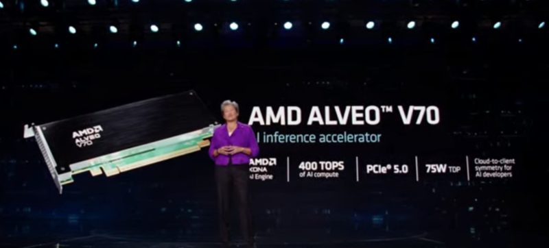 AMD CES 2023 Alveo V70