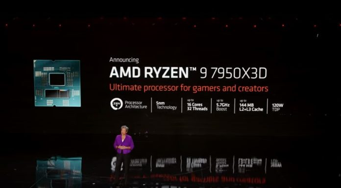 AMD Genoa-X Trending to Over 1.1GB of L3 Cache Based on New AMD Ryzen 7950X3D AMD CES 2023 Ryzen 7950X3D With 3D V Cache