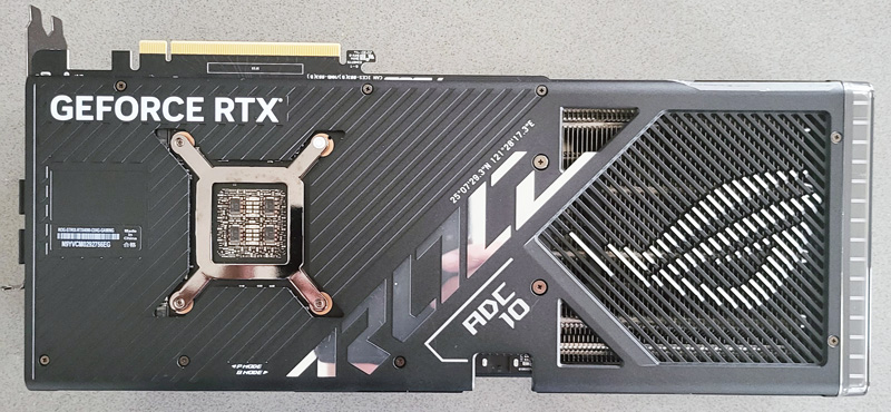 ASUS ROG Strix 4090 OC Back