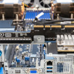 ASUS RS720A E12 RS24U LP Riser With Dual 10Gbase T NIC NIC Side