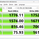 HighPoint SSD6204 CrystalDiskMark JBOD