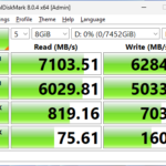 HighPoint SSD6204 CrystalDiskMark RAID0 4 Drives