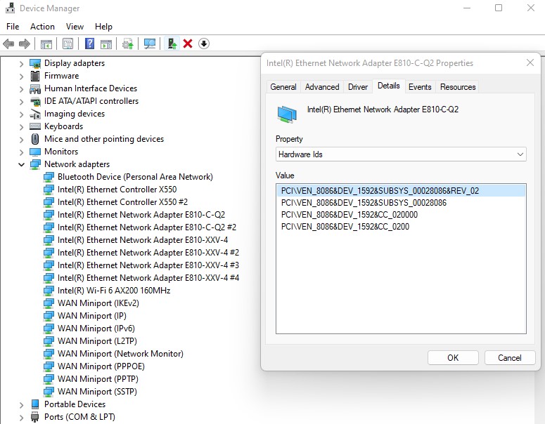 How to Install an Intel E810 100GbE Network Adapter in Windows 11