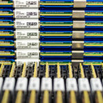 Intel Optane PMem 200 Blue And PMem 100 Black Modules