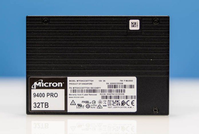 Micron 9400 Pro Top Label