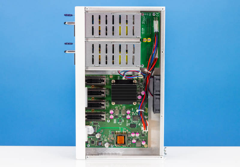 MikroTik CRS504 4XQ IN Internal Overview