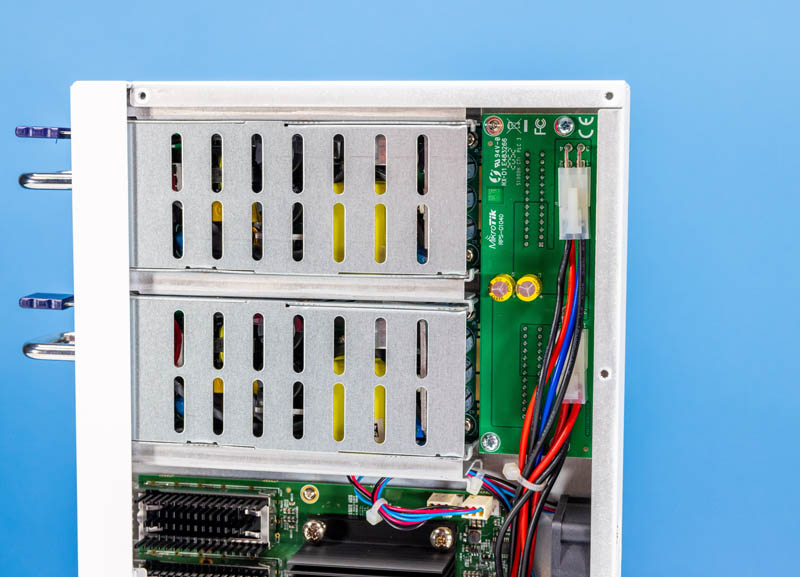 MikroTik CRS504 4XQ IN Internal PSU Connection